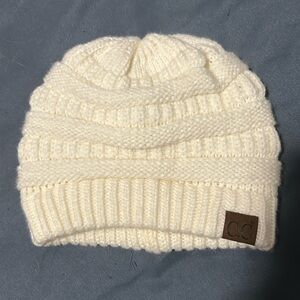 Cream C.C. Beanie